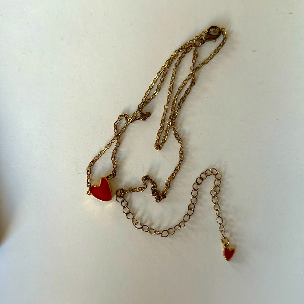 Two Hearts Gold Chain Necklace